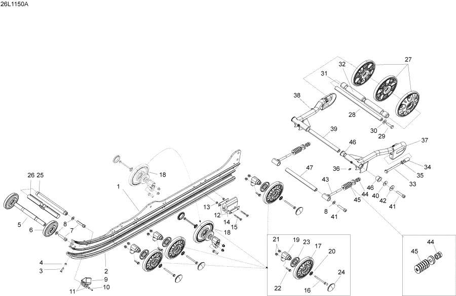 Схема узла 08- Задняя Подвеска (08- Rear Suspension)