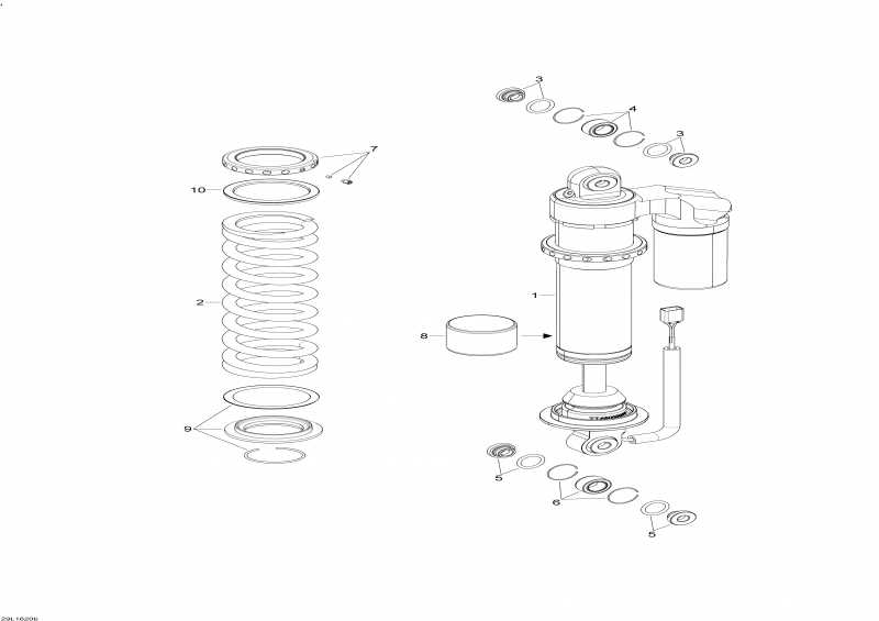 Схема узла 07- Лыжи И Задние Амортизаторы