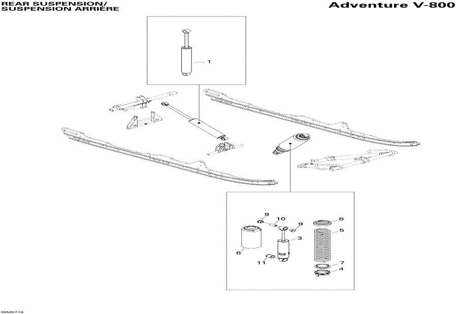 Схема узла 08- Задняя Подвеска Shocks (08- Rear Suspension Shocks)