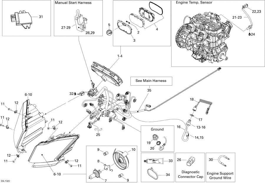 Схема узла 10- Электрика System (10- Electrical System)