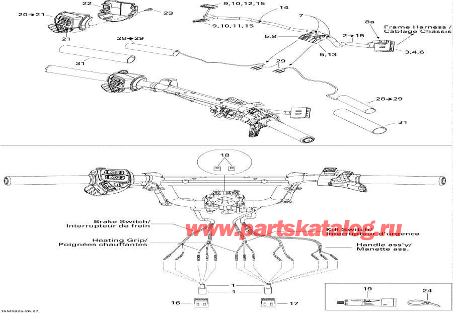 Схема узла 10- Рулевая Система Wiкольцо Жгут Проводов (10- Steering Wiring Harness)