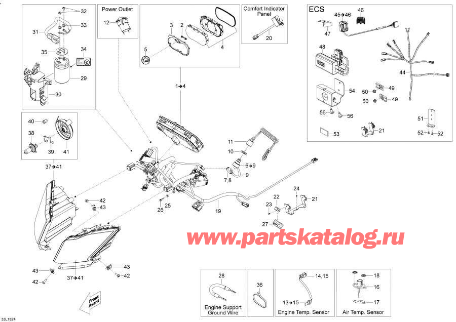 Схема узла 10- Электрика System (10- Electrical System)