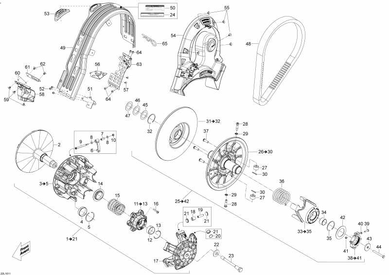 Схема узла 05- Шкив System (05- Pulley System)