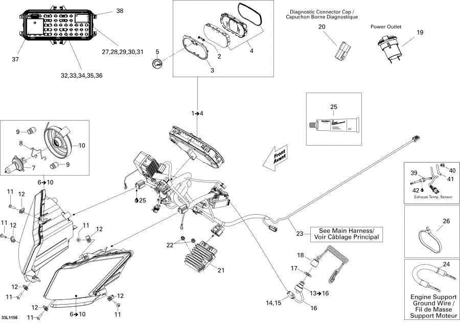 Схема узла 10- Электрика System (10- Electrical System)