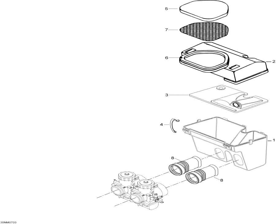 Схема узла 02- Air Система Впуска System (02- Air Intake System)