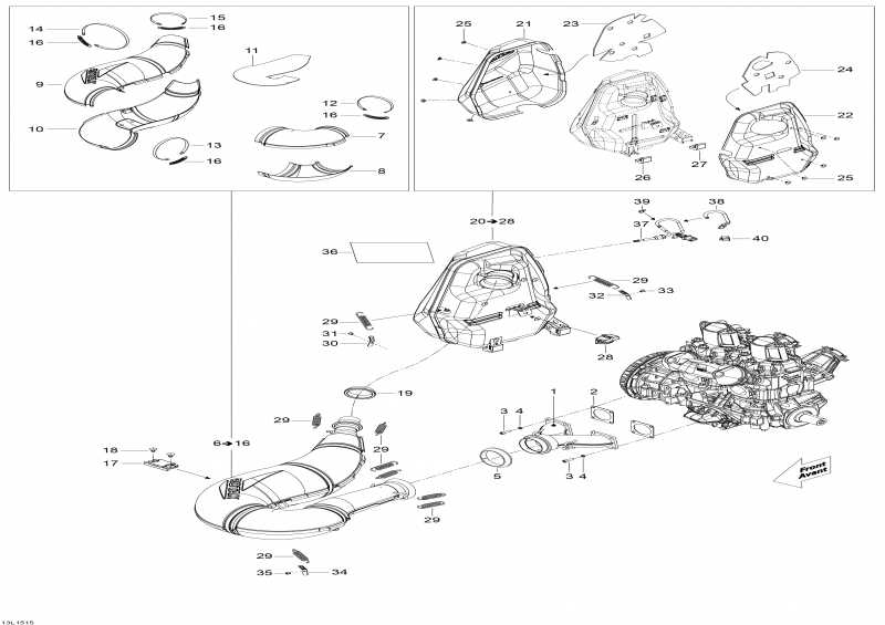 Схема узла 01- Выхлопная Система (01- Exhaust System)