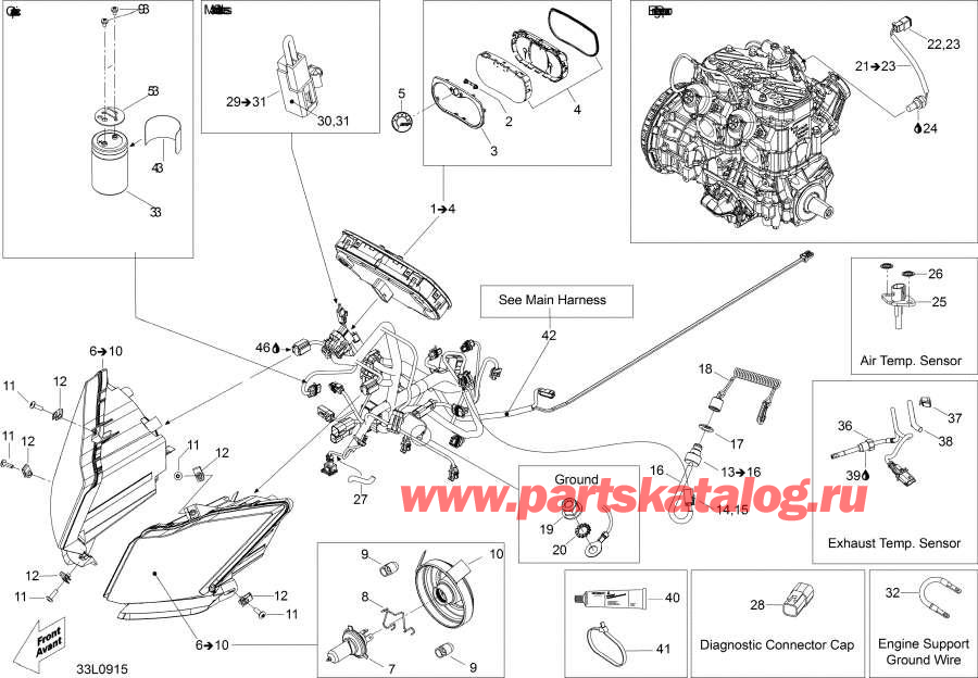 Схема узла 10- Электрика System (10- Electrical System)