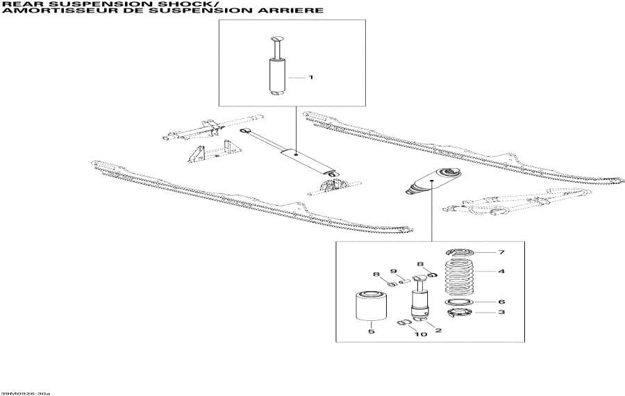 Схема узла 08- Задняя Подвеска Shocks Std (08- Rear Suspension Shocks Std)
