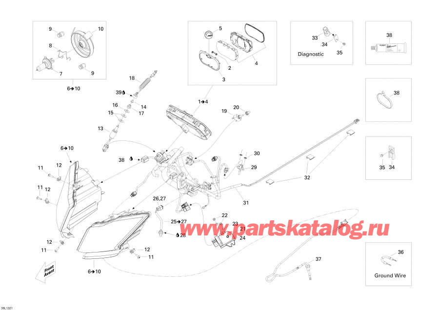 Схема узла 10- Электрика System (10- Electrical System)