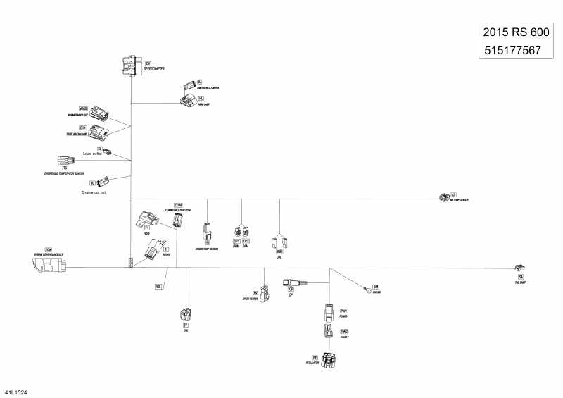 Схема узла 10- Электрика - Жгут Проводов (10- Electrical Harness)