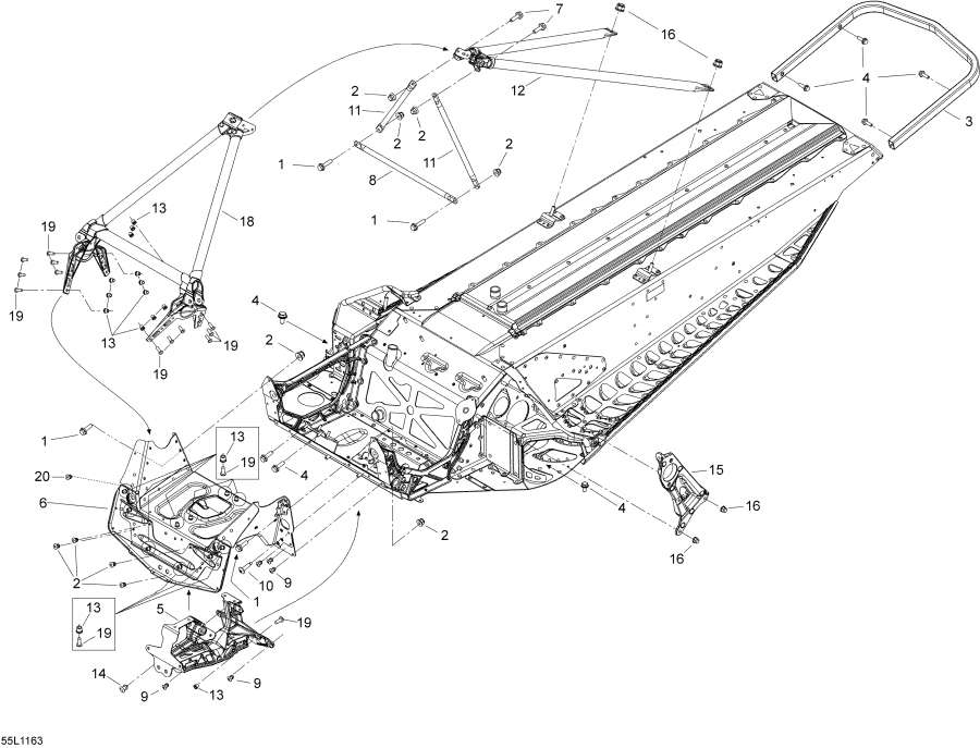 Схема узла 09- Рама И Components (09- Frame And Components)