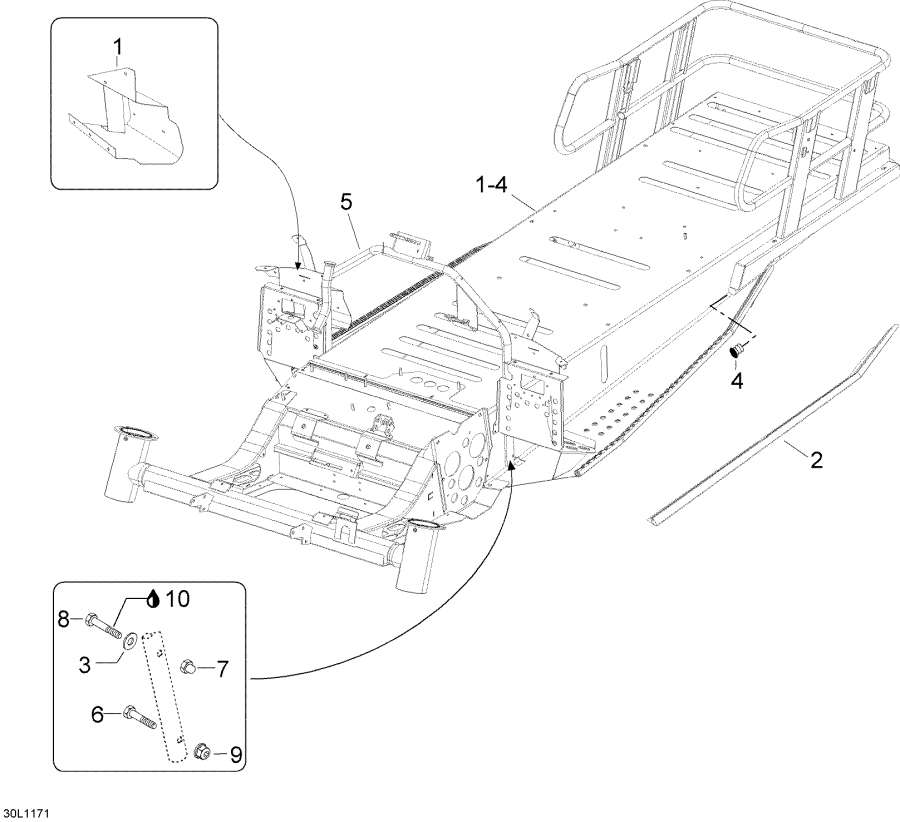 Схема узла 09- Рама (09- Frame)
