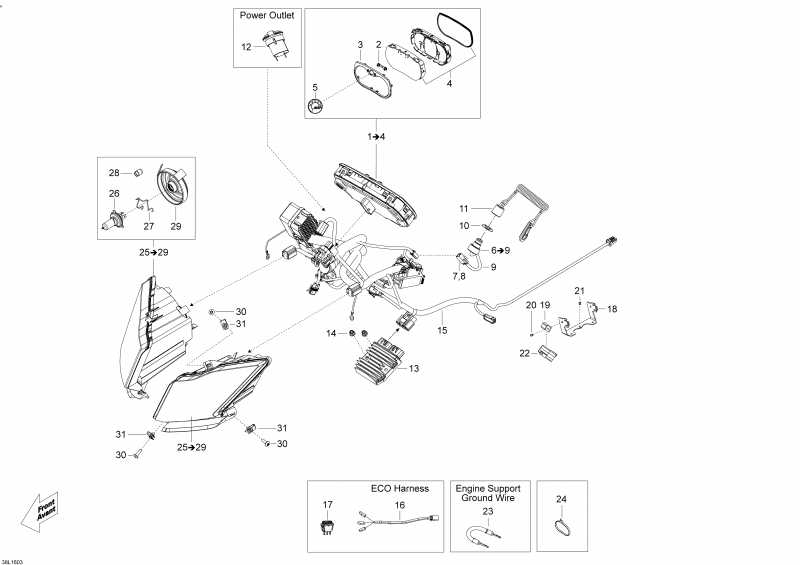 Схема узла 10- Электрика System (10- Electrical System)