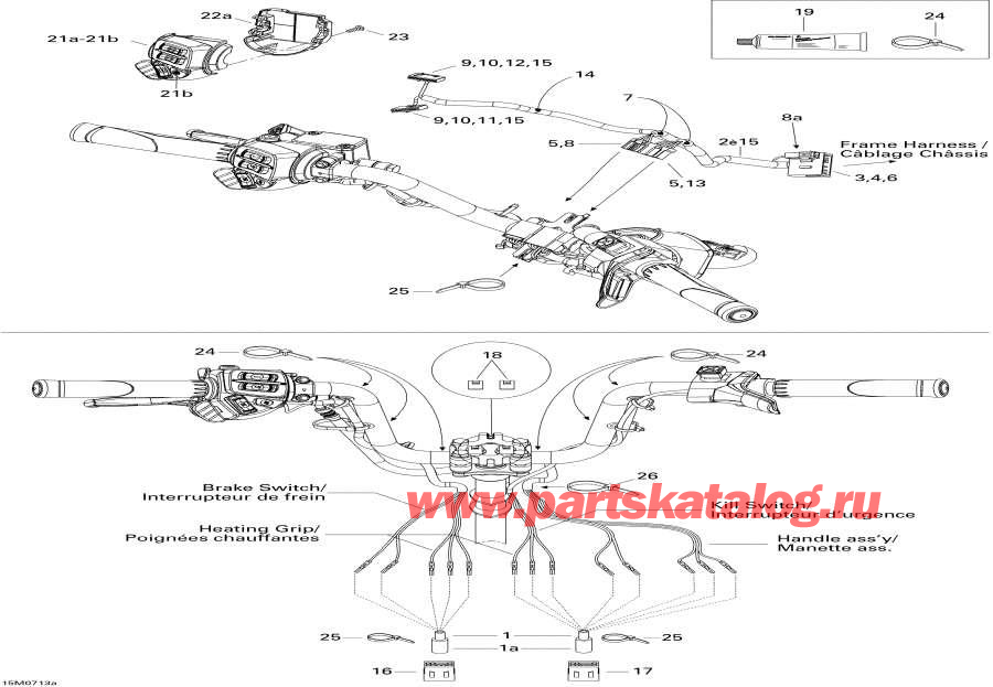 Схема узла 10- Рулевая Система Wiкольцо Жгут Проводов 300F (10- Steering Wiring Harness 300F)