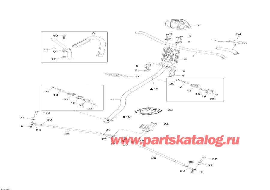 Схема узла 07- Рулевая Система System (07- Steering System)