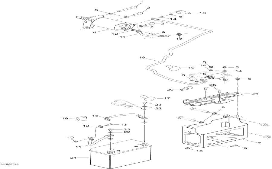 Схема узла 10- Электрика System (10- Electrical System)