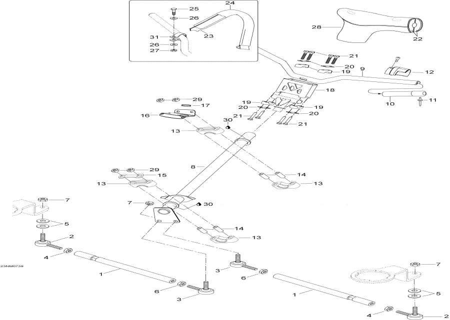 Схема узла 07- Рулевая Система System (07- Steering System)