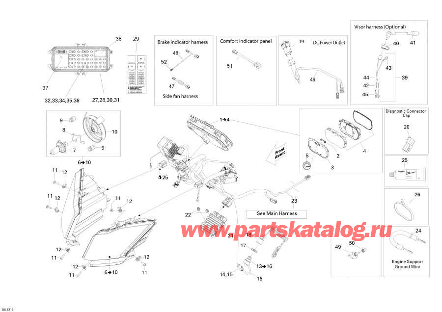 Схема узла 10- Электрика System (10- Electrical System)