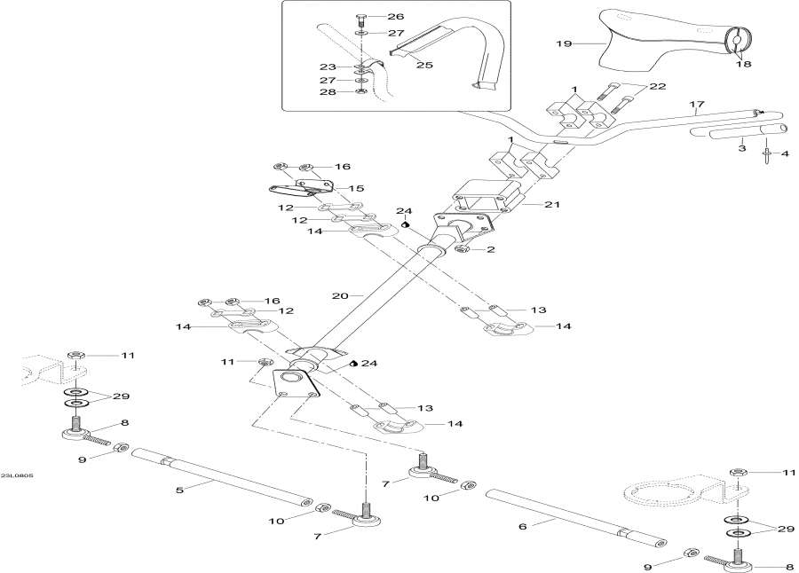 Схема узла 07- Рулевая Система System (07- Steering System)
