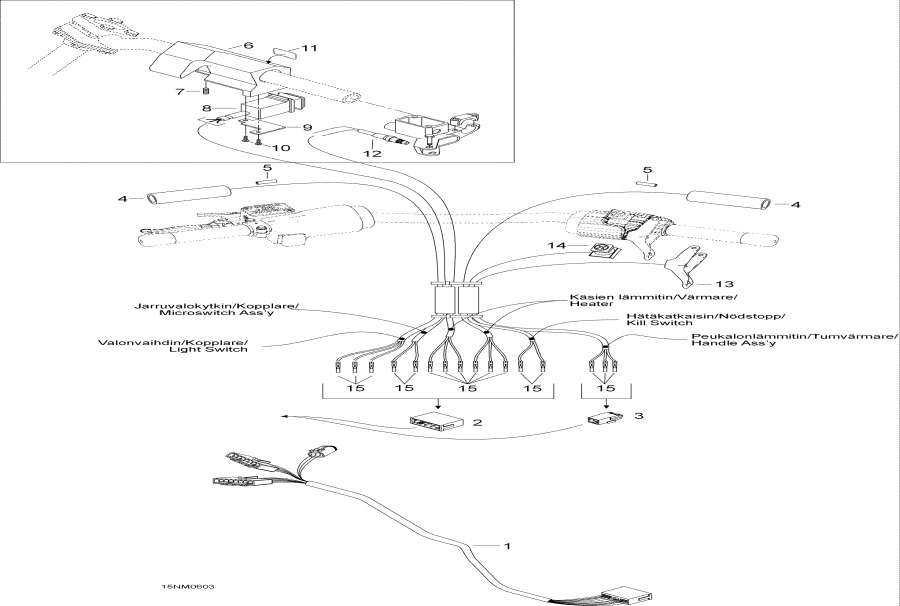 Схема узла 10- Рулевая Система Жгут Проводов (10- Steering Harness)
