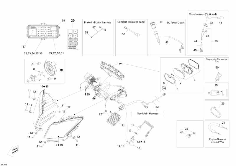 Схема узла 10- Электрика System (10- Electrical System)