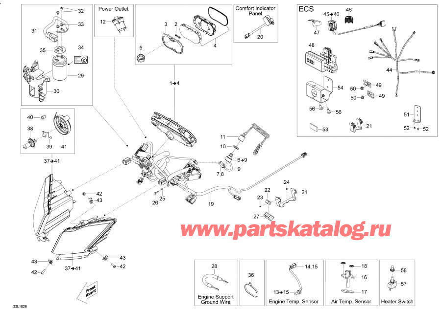 Схема узла 10- Электрика System (10- Electrical System)