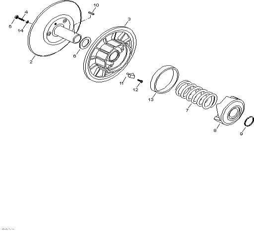 Схема узла 05- Шкив System 3 (05- Pulley System 3)