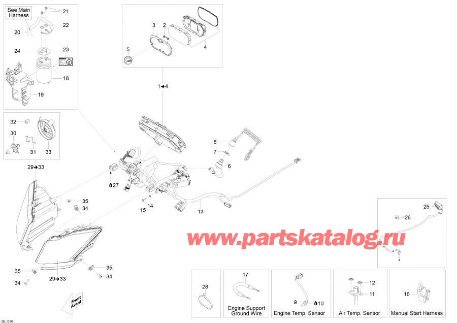 Схема узла 10- Электрика System (10- Electrical System)
