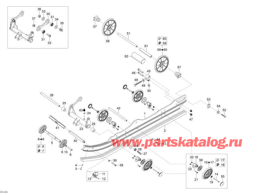 Схема узла 08- Задняя Подвеска (08- Rear Suspension)