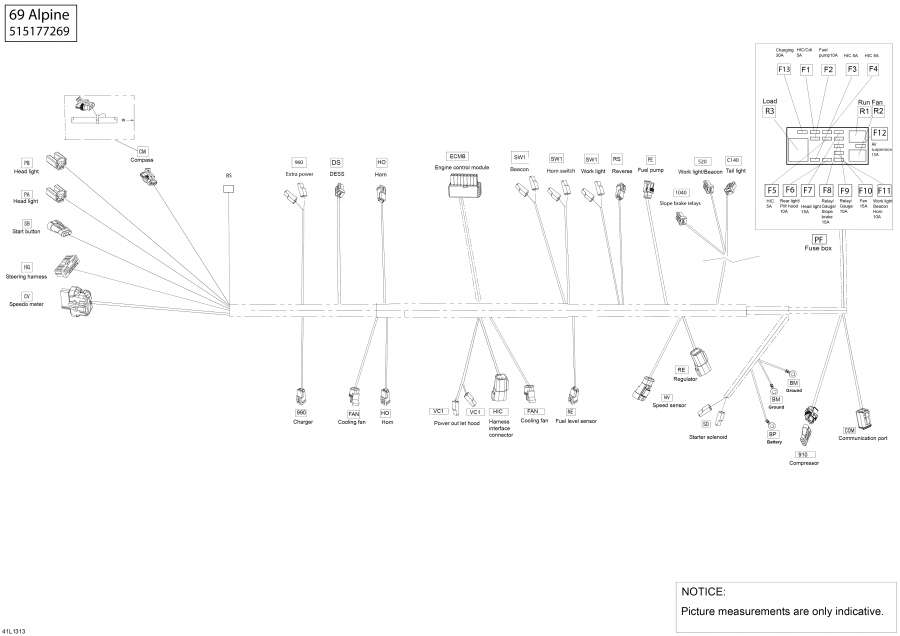 Схема узла 10- Электрика - Жгут Проводов (10- Electrical Harness)