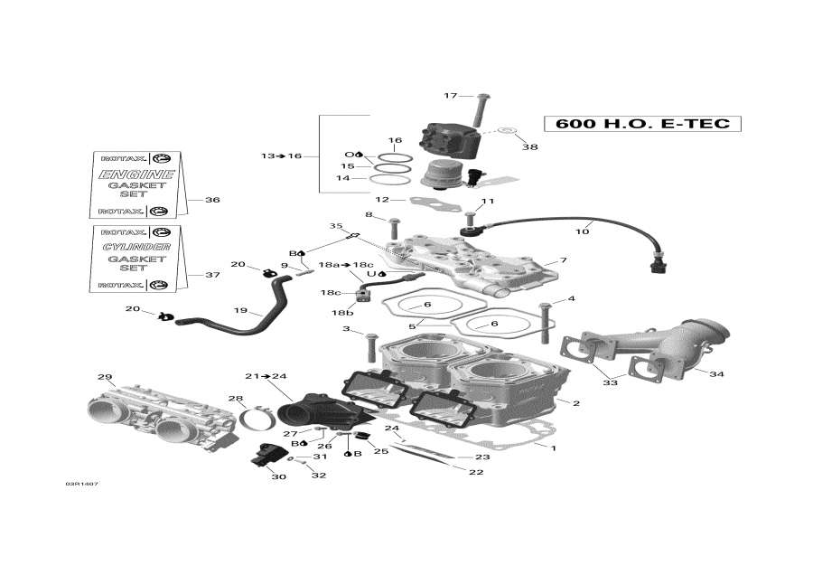 Схема узла Цилиндр И Injection System (01_Cylinder And Injection System)