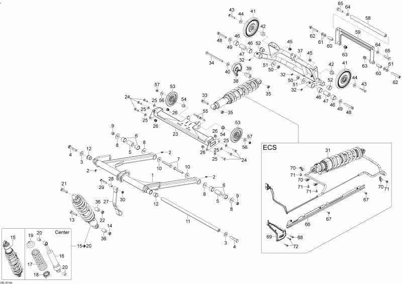 Схема узла 08- Задняя Подвеска B - Ecs (08- Rear Suspension B - Ecs)