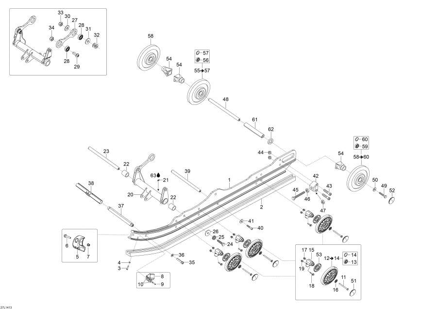 Схема узла 08- Задняя Подвеска (08- Rear Suspension)