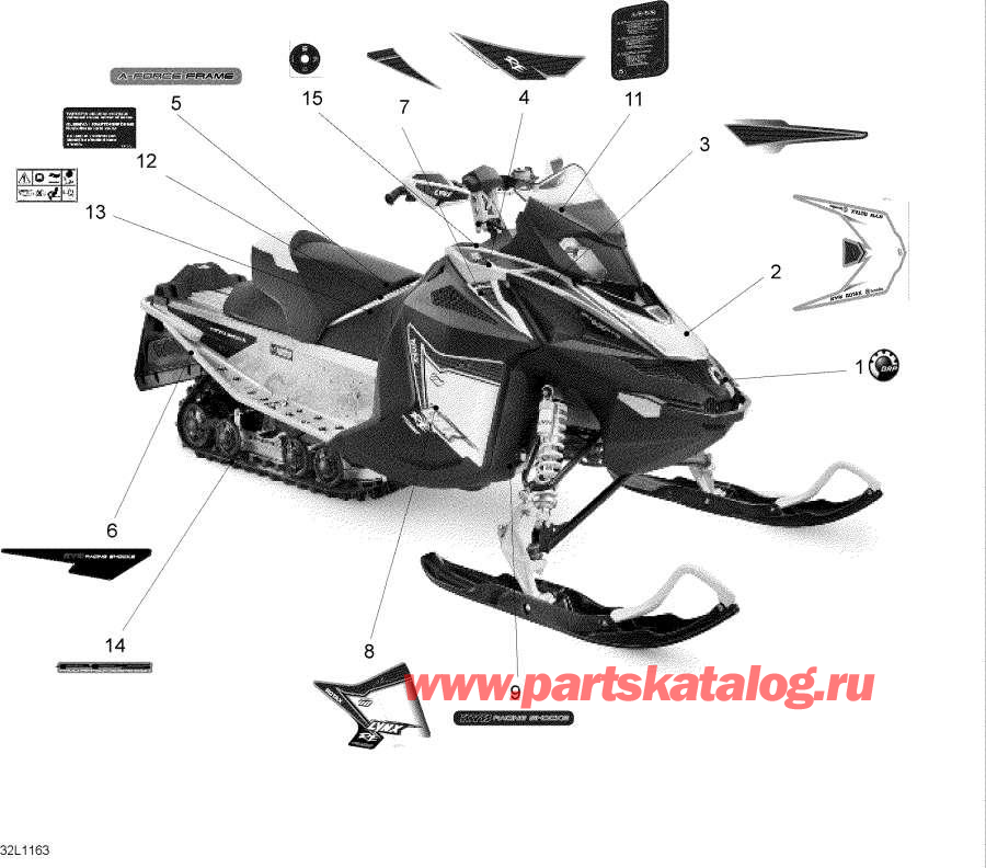 Схема узла 09- Наклейки (09- Decals)