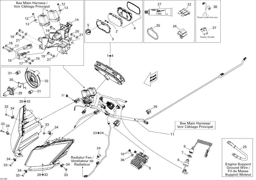 Схема узла 10- Электрика System (10- Electrical System)