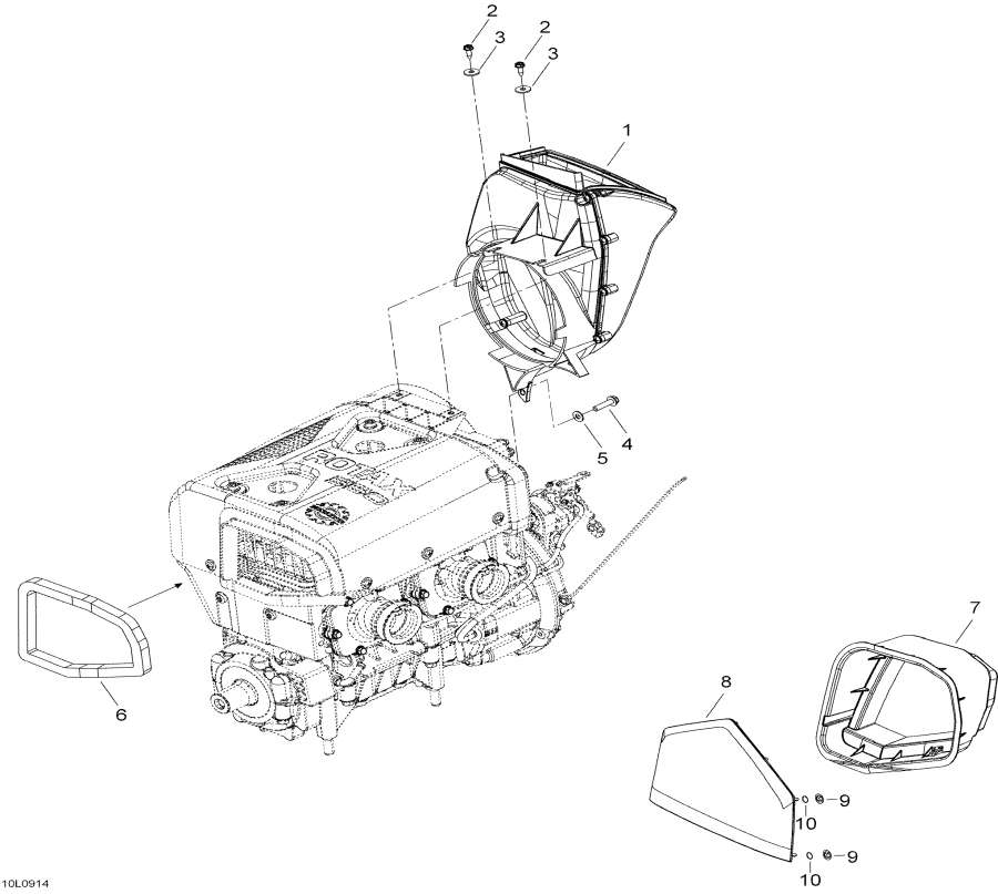 Схема узла 01- Охлаждение (01- Cooling)