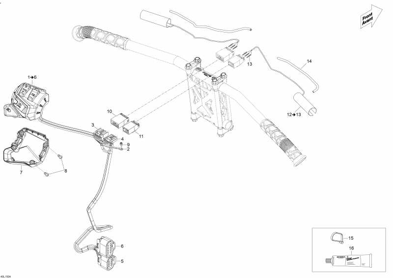 Схема узла 10- Рулевая Система Wiкольцо Жгут Проводов (10- Steering Wiring Harness)