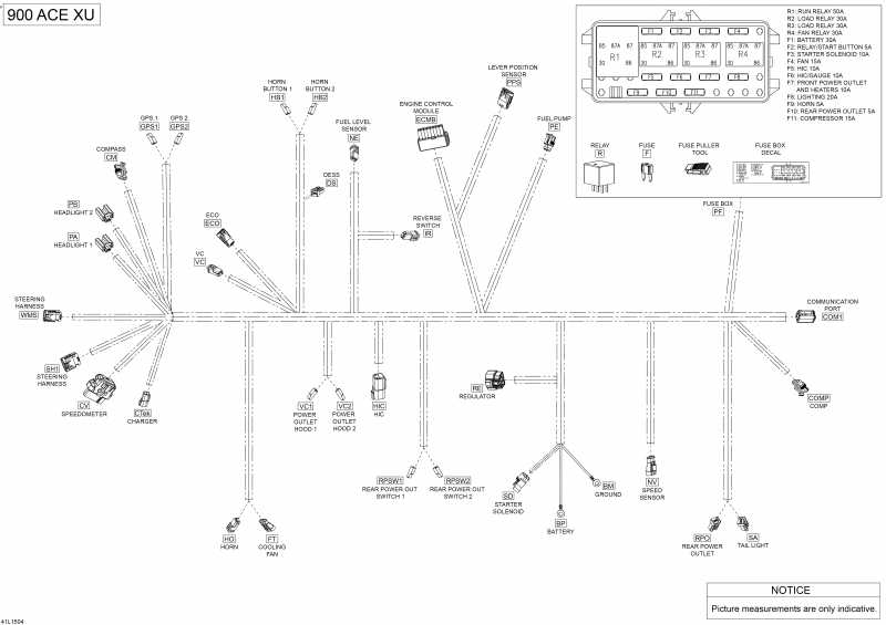 Схема узла 10- Электрика - Жгут Проводов (10- Electrical Harness)