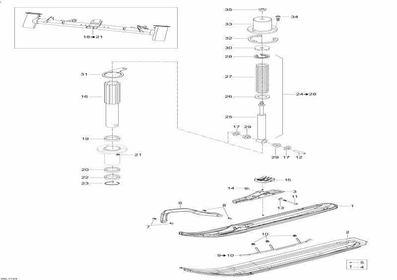 Схема узла 07- Передняя Подвеска И Лыжи (07- Front Suspension And Ski)