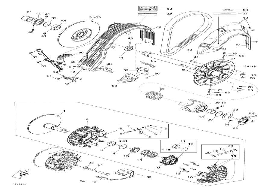 Схема узла Шкив System (05_Pulley System)