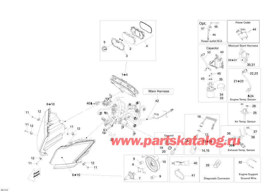 Схема узла 10- Электрика System (10- Electrical System)