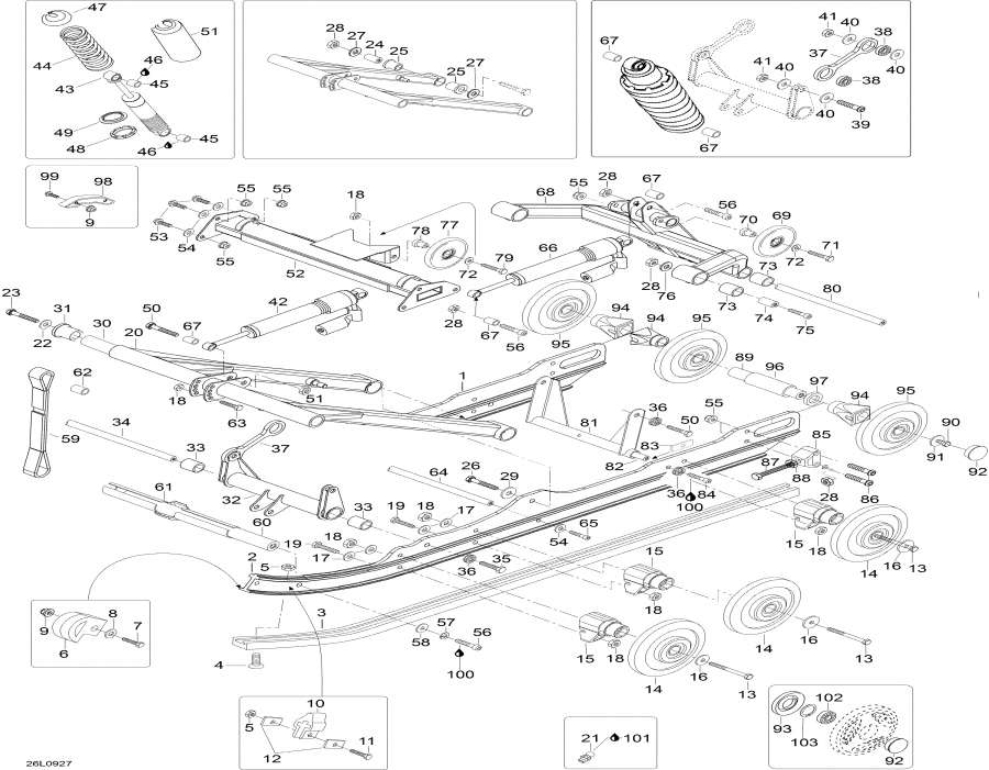 Схема узла 08- Задняя Подвеска (08- Rear Suspension)