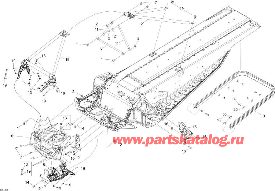 Схема узла 09- Рама И Components (09- Frame And Components)