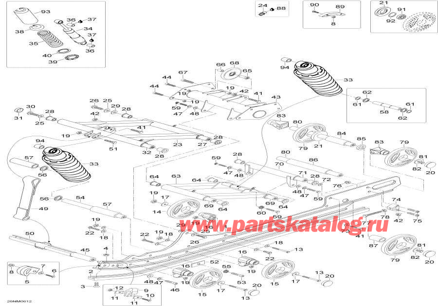 Схема узла 08- Задняя Подвеска (08- Rear Suspension)