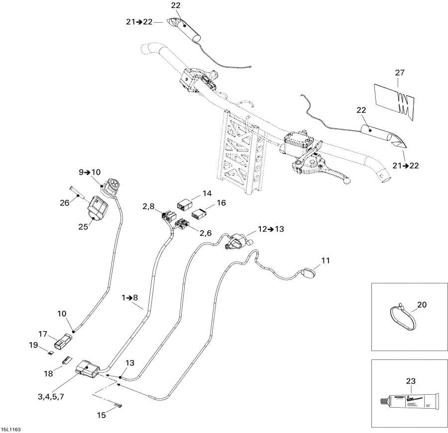 Схема узла 10- Рулевая Система Жгут Проводов (10- Steering Harness)