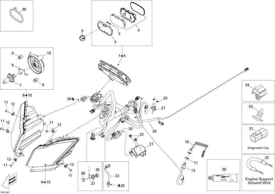 Схема узла 10- Электрика System (10- Electrical System)