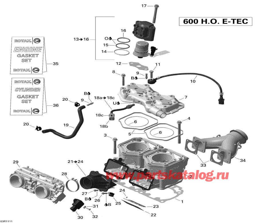Схема узла 01- Цилиндр И Injection System (01- Cylinder And Injection System)