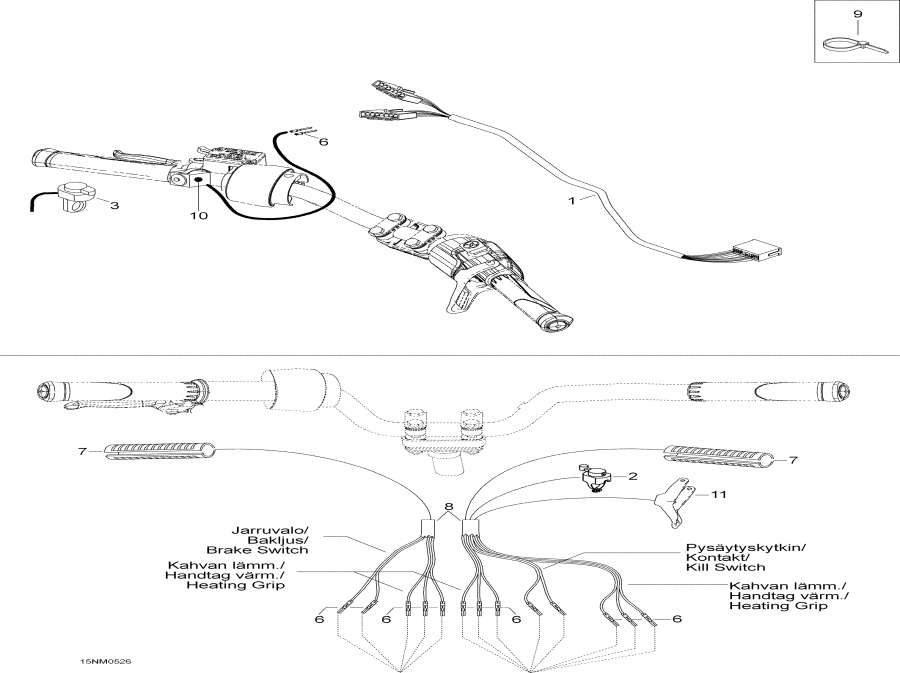 Схема узла 10- Рулевая Система Жгут Проводов (10- Steering Harness)