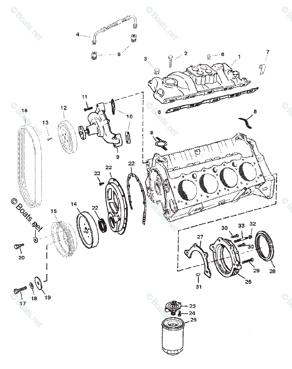 Схема узла  Intake Manifold И Передняя Крышка