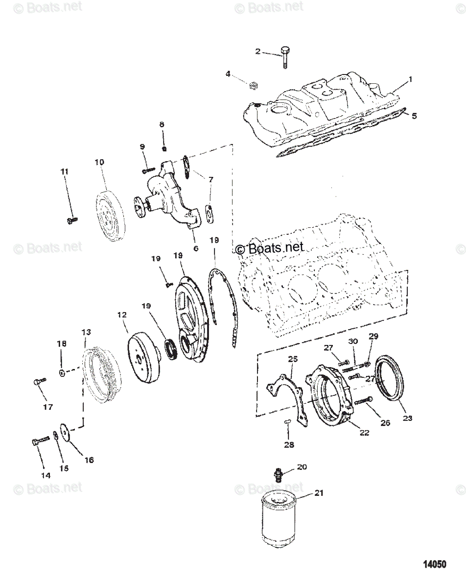 Схема узла  Intake Manifold И Передняя Крышка